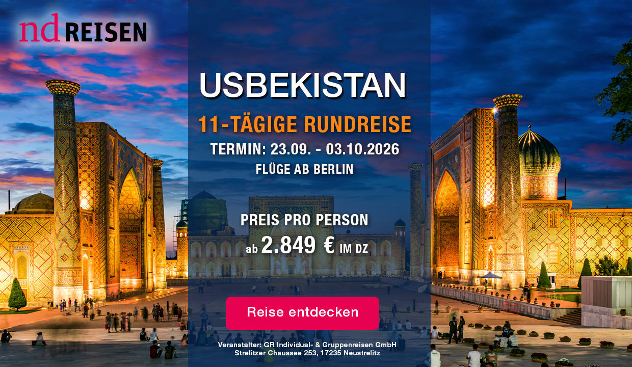 nd Reisen: Usbekistan