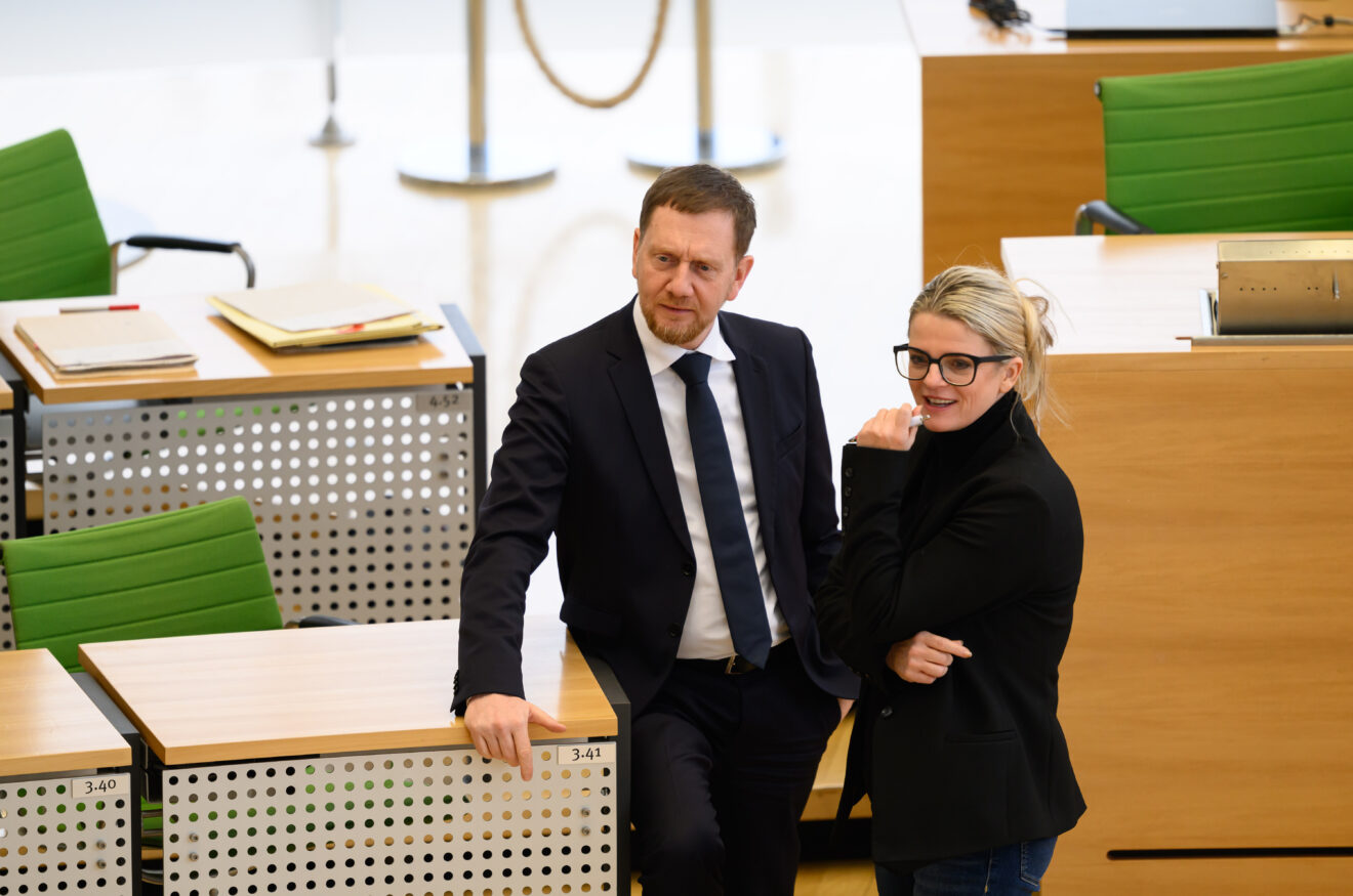 Linke und Grüne sollen Mehrheit für sächsischen Etat sichern
