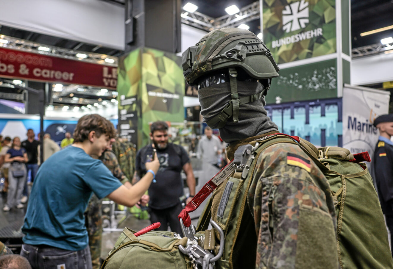 Rekrutierung auf der Videospielmesse