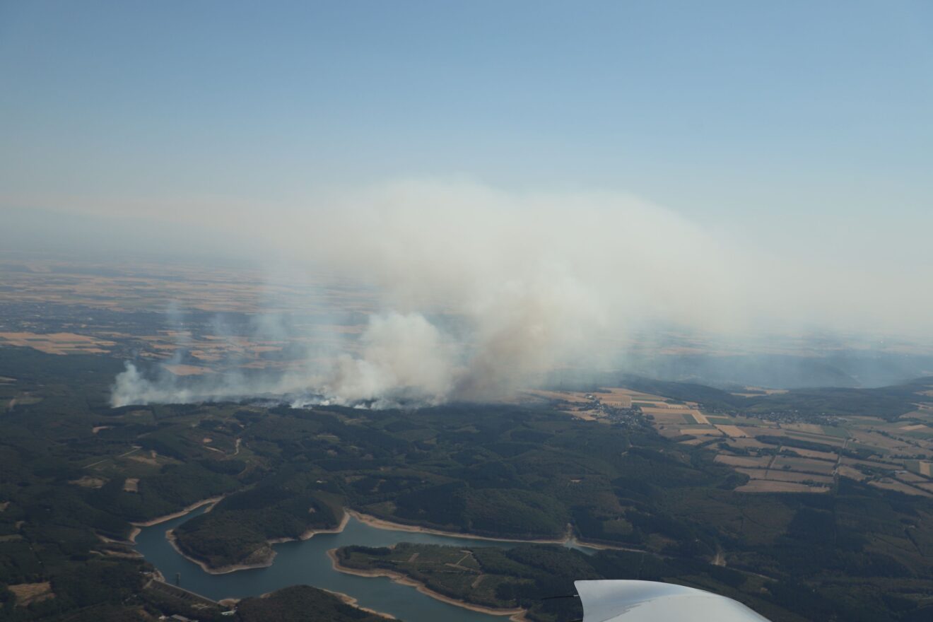 Waldbrand im Hürtgenwald